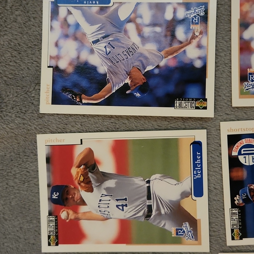 Vintage 1998 Upper Deck Royals Baseball Trading Cards - Picture 5 of 16